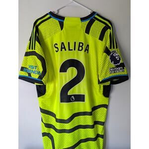 Arsenal Saliba 2023/24 Away HEAT.RDY Jersey XL PL Fully Patched